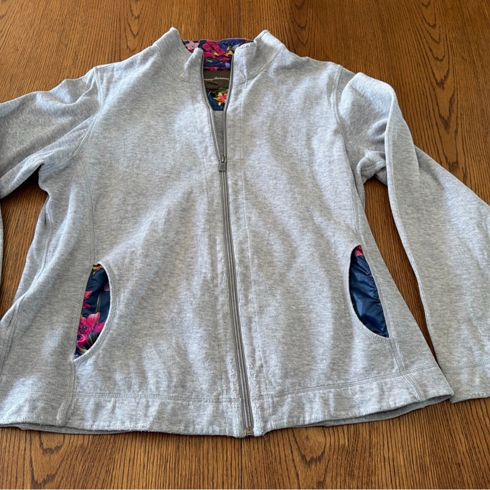 TOMMY BAHAMA Aruba Floral Accent Women’s Full Zip Jacket